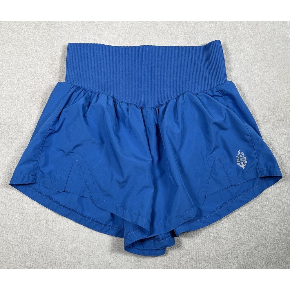 FP Movement Free People The Way Home Short Blue S Athletic Running Shorts